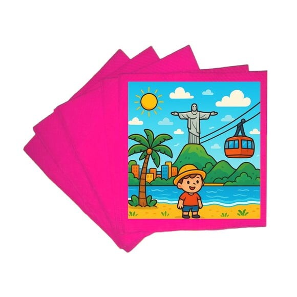 Guardanapo de Papel Personalizado Rio de Janeiro