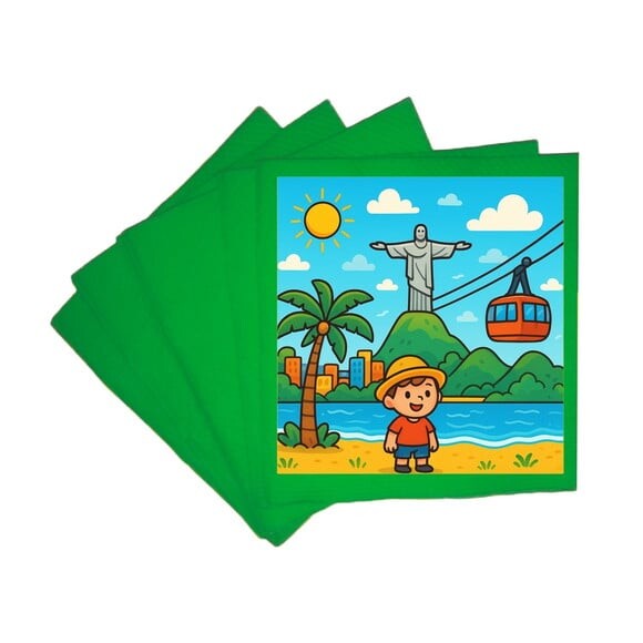 Guardanapo de Papel Personalizado Rio de Janeiro