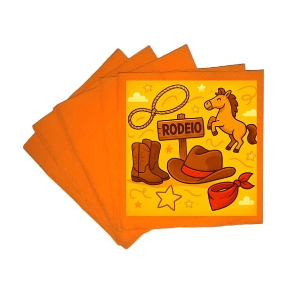 Guardanapo de Papel Personalizado Rodeio