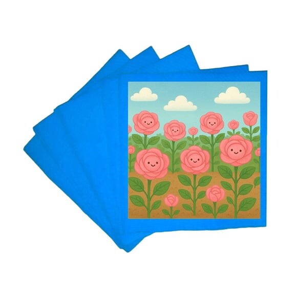 Guardanapo de Papel Personalizado Rosas Fofas