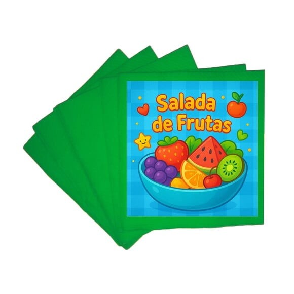Guardanapo de Papel Personalizado Salada de Frutas
