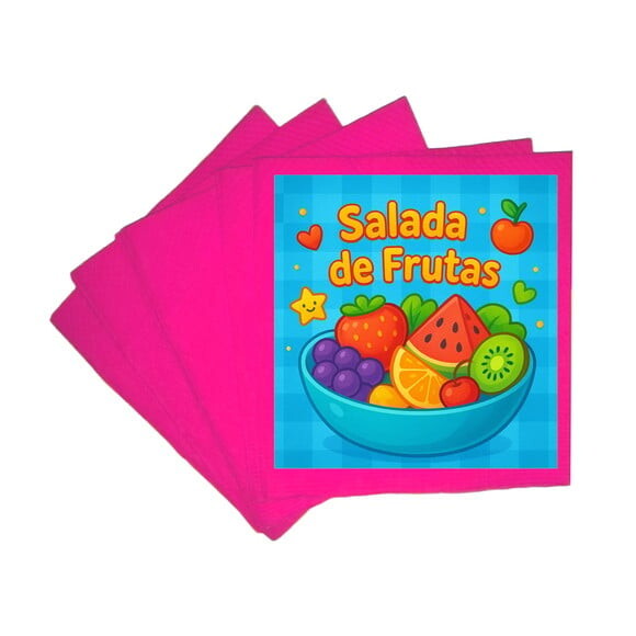 Guardanapo de Papel Personalizado Salada de Frutas