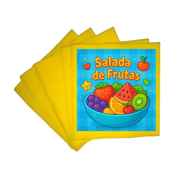 Guardanapo de Papel Personalizado Salada de Frutas