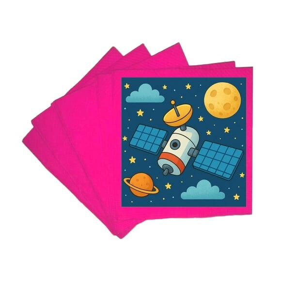 Guardanapo de Papel Personalizado Satélite