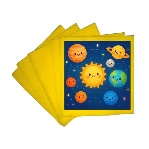 Guardanapo de Papel Personalizado Sistema Solar