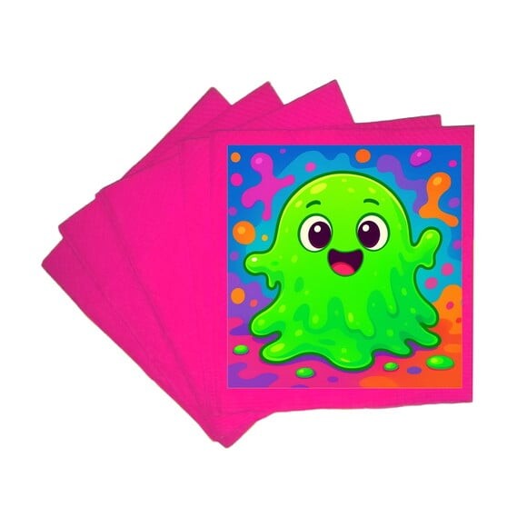 Guardanapo de Papel Personalizado Slime