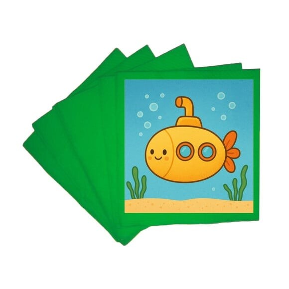 Guardanapo de Papel Personalizado Submarino