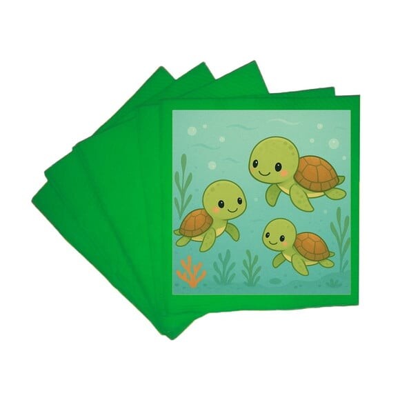 Guardanapo de Papel Personalizado Tartaruguinhas