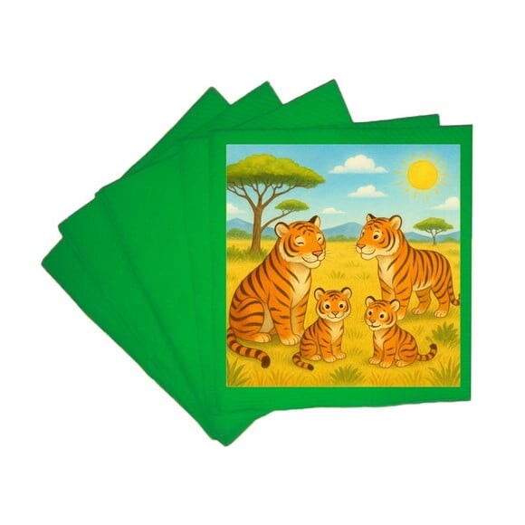 Guardanapo de Papel Personalizado Tigres
