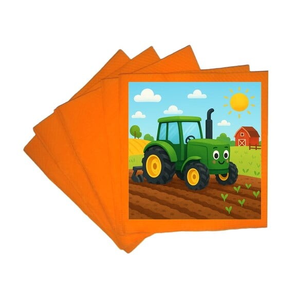 Guardanapo de Papel Personalizado Trator