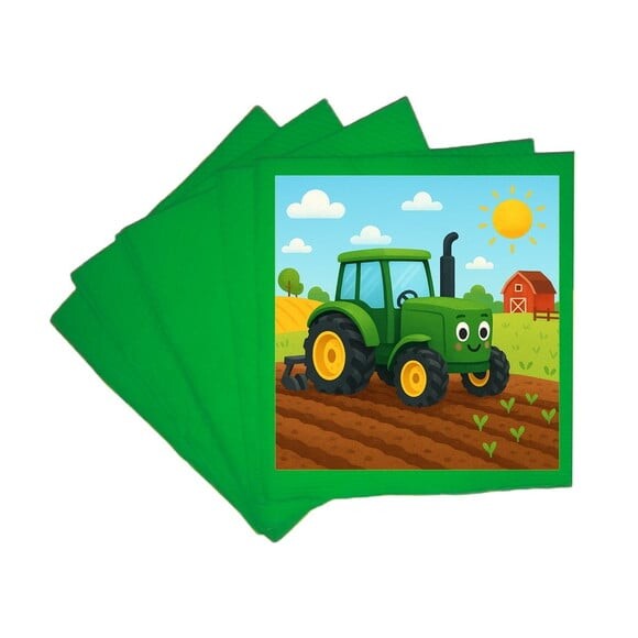 Guardanapo de Papel Personalizado Trator