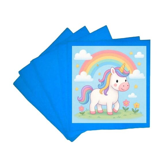 Guardanapo de Papel Personalizado Unicórnio