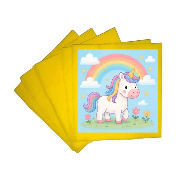 Guardanapo de Papel Personalizado Unicórnio