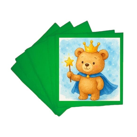 Guardanapo de Papel Personalizado Ursinho Príncipe