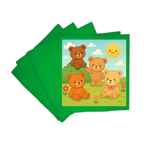 Guardanapo de Papel Personalizado Ursinhos