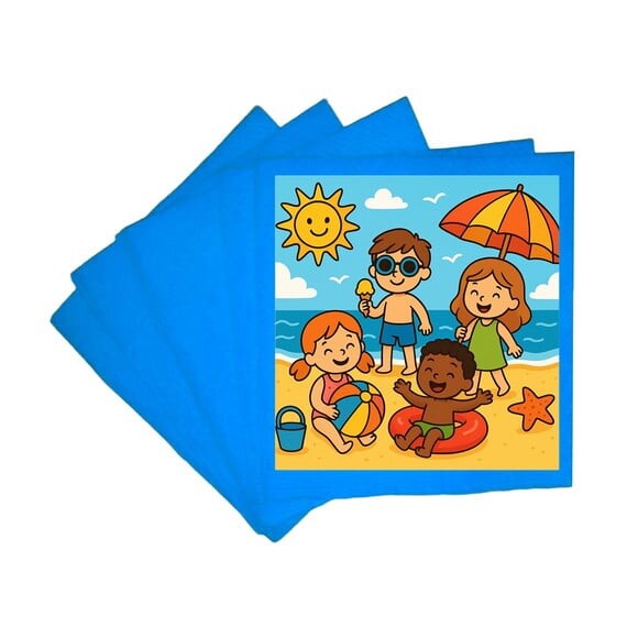 Guardanapo de Papel Personalizado Verão Divertido