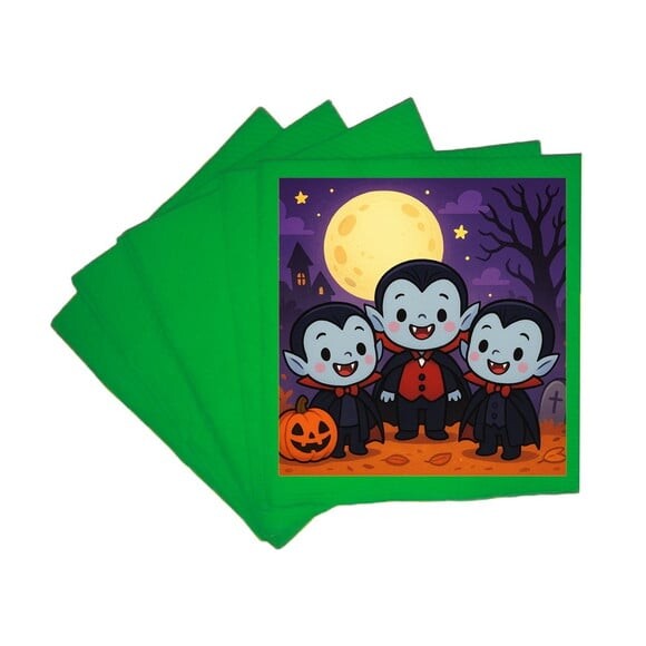 Guardanapo de Papel Personalizado Vampirinhos Fofinhos