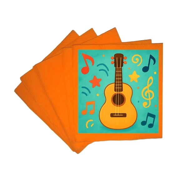 Guardanapo de Papel Personalizado Violão