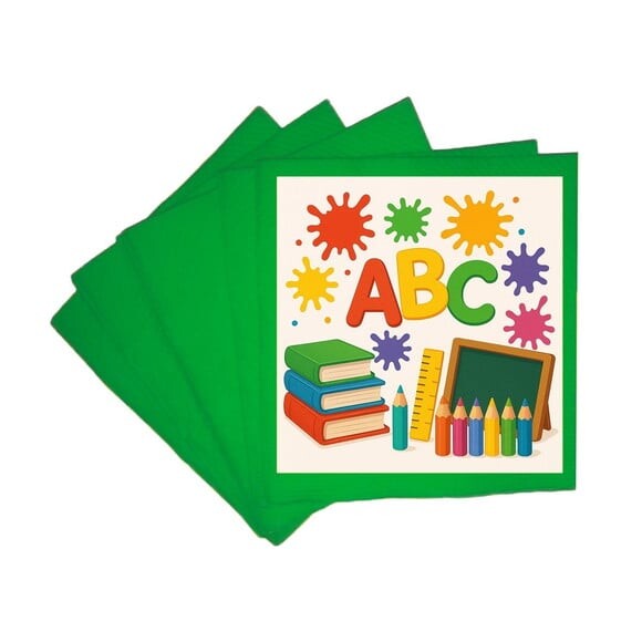 Guardanapo de Papel Personalizado Volta às Aulas