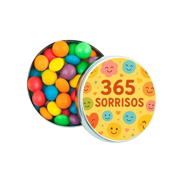 Latinha Metálica Personalizada 365 Sorrisos