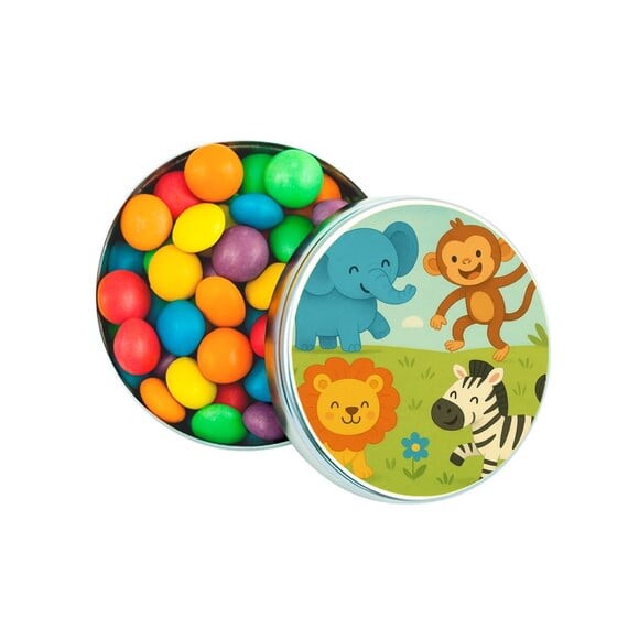Latinha Metálica Personalizada Animais Divertidos