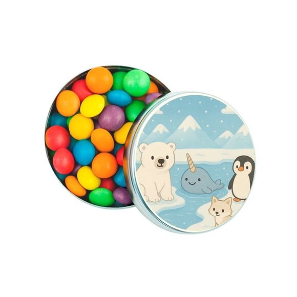 Latinha Metálica Personalizada Animais do Ártico