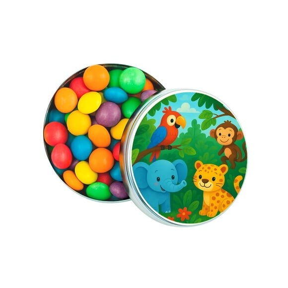 Latinha Metálica Personalizada Animais Tropicais