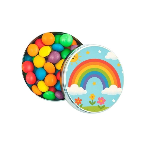 Latinha Metálica Personalizada Arco-íris