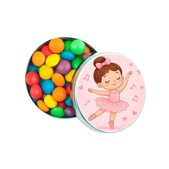 Latinha Metálica Personalizada Bailarina