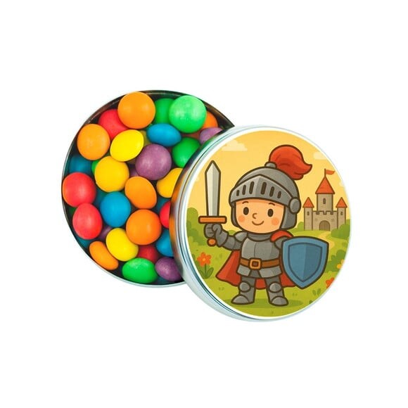 Latinha Metálica Personalizada Cavaleiro Medieval