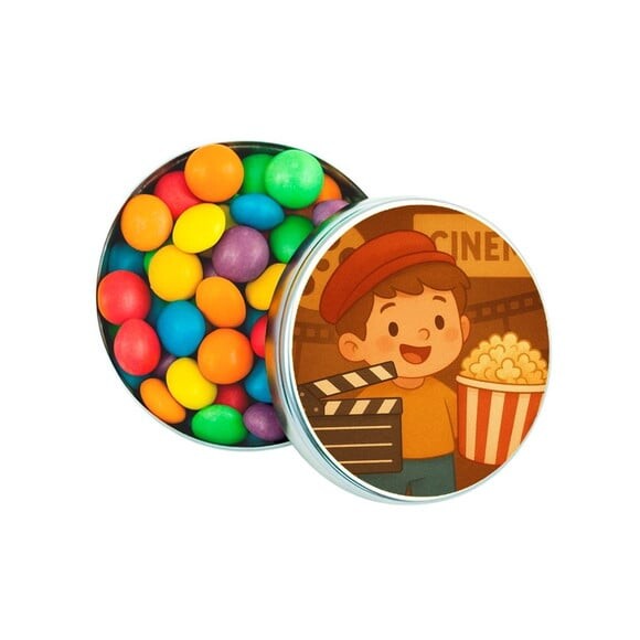 Latinha Metálica Personalizada Cinema Antigo