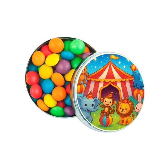 Latinha Metálica Personalizada Circo Encantado