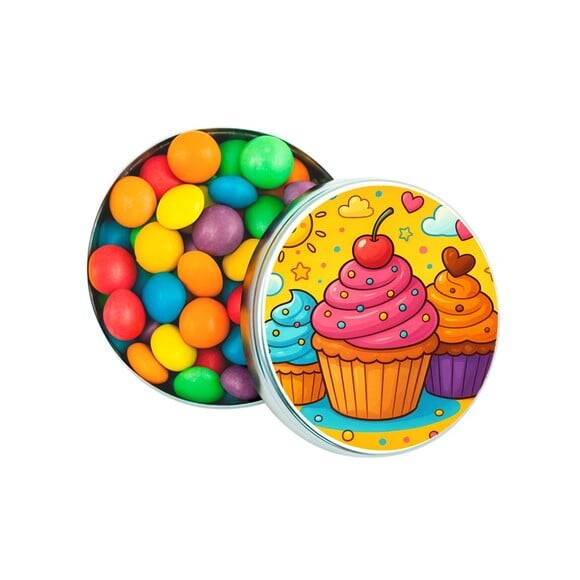 Latinha Metálica Personalizada Cupcakes