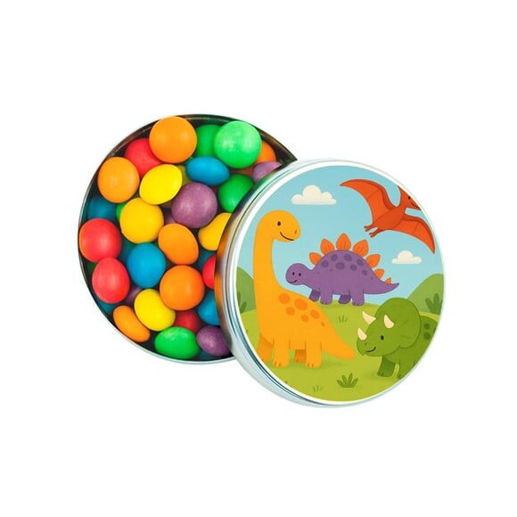 Latinha Metálica Personalizada Dinossauros