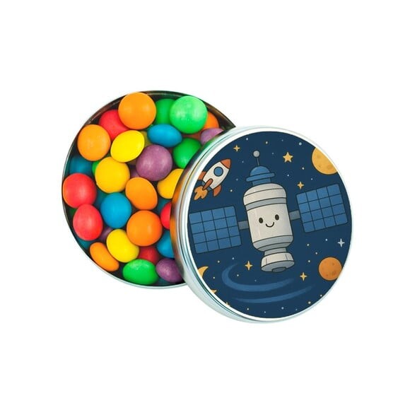 Latinha Metálica Personalizada Estação Espacial