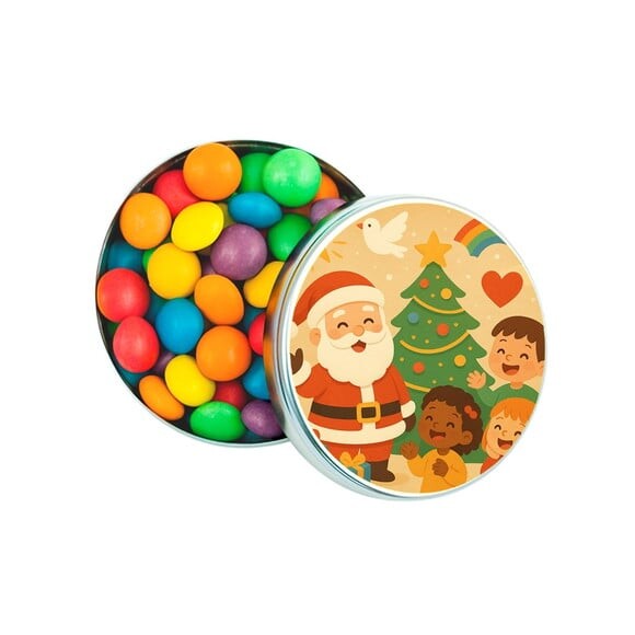 Latinha Metálica Personalizada Feliz Natal