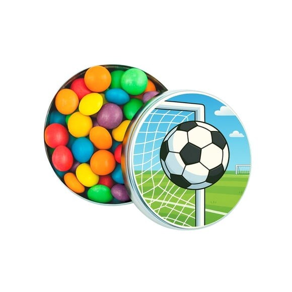 Latinha Metálica Personalizada Futebol