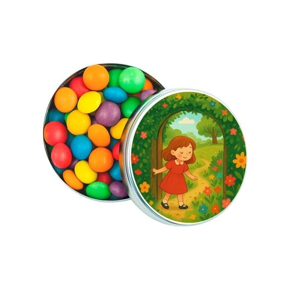 Latinha Metálica Personalizada Jardim Secreto