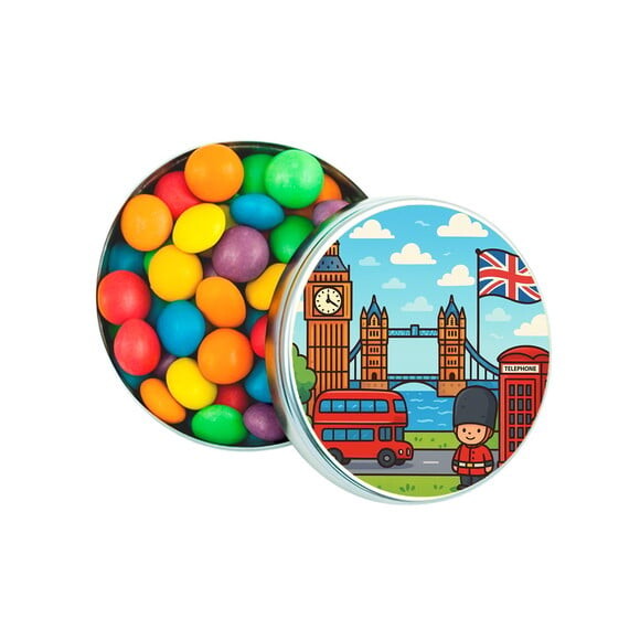 Latinha Metálica Personalizada Londres