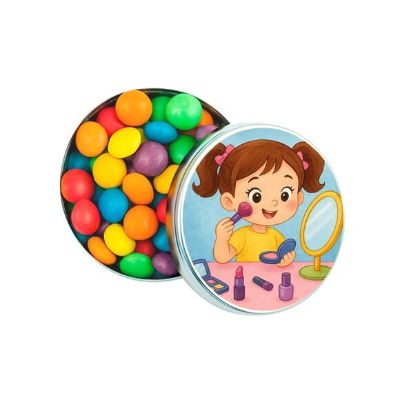 Latinha Metálica Personalizada Maquiagem