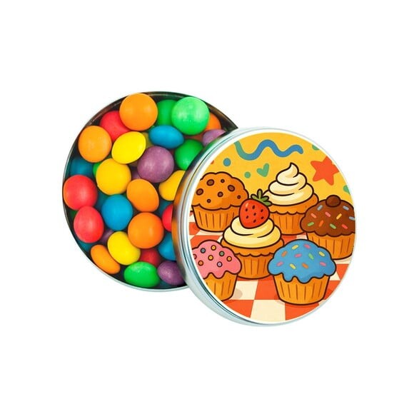 Latinha Metálica Personalizada Muffins