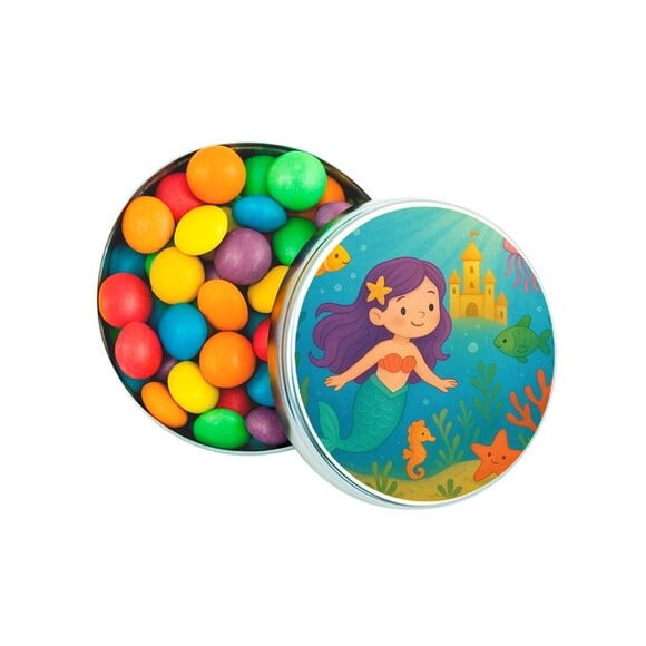 Latinha Metálica Personalizada Reino Subaquático