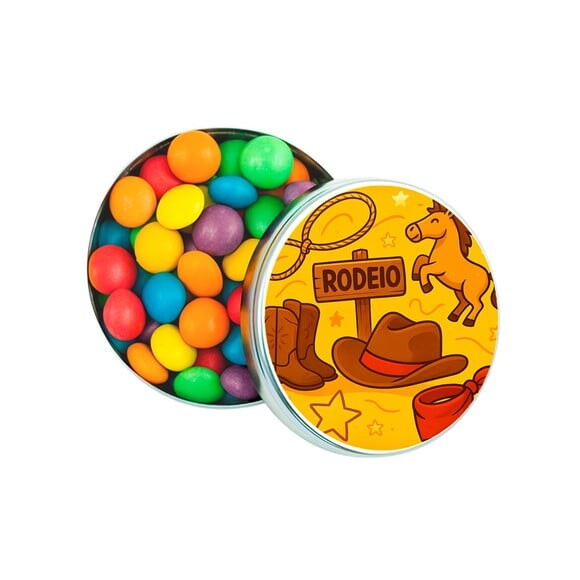 Latinha Metálica Personalizada Rodeio