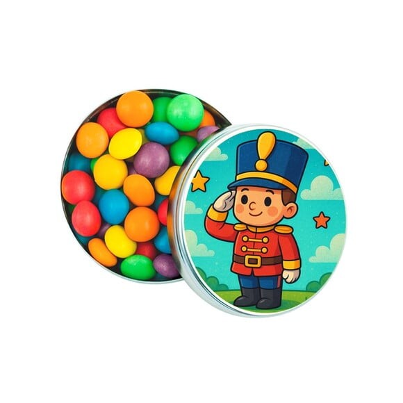 Latinha Metálica Personalizada Soldadinho de Chumbo