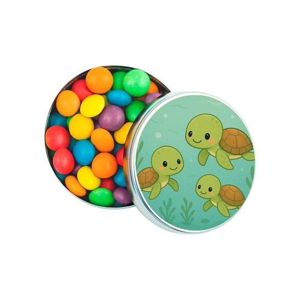 Latinha Metálica Personalizada Tartaruguinhas