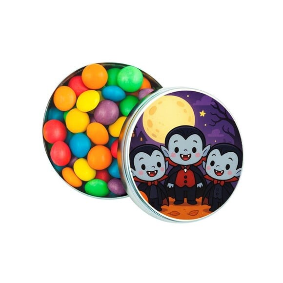 Latinha Metálica Personalizada Vampirinhos Fofinhos