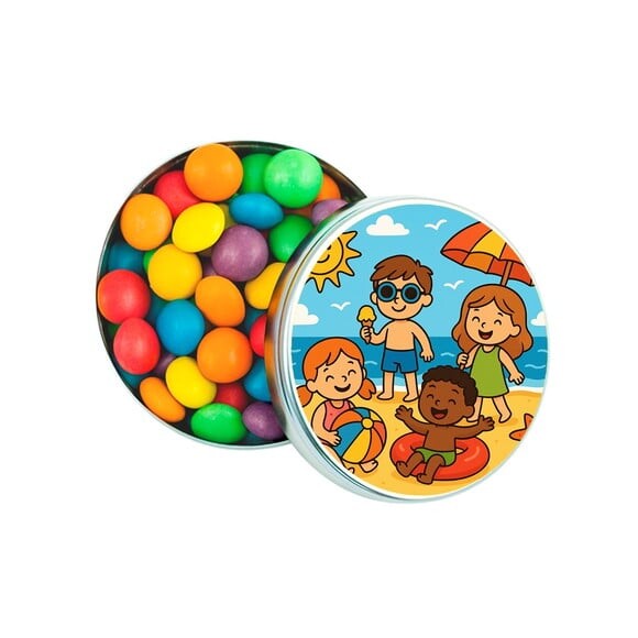 Latinha Metálica Personalizada Verão Divertido