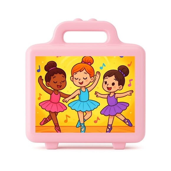 Maleta Plástica Personalizada 12x10cm Balé