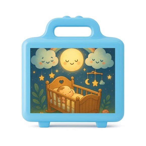 Maleta Plástica Personalizada 12x10cm Berço Encantado