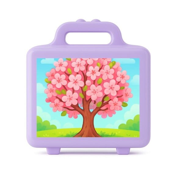 Maleta Plástica Personalizada 12x10cm Cerejeira